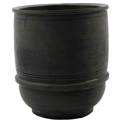 House Doctor Ground Topf Dunkelgrau, Ø18 Cm H20 Cm