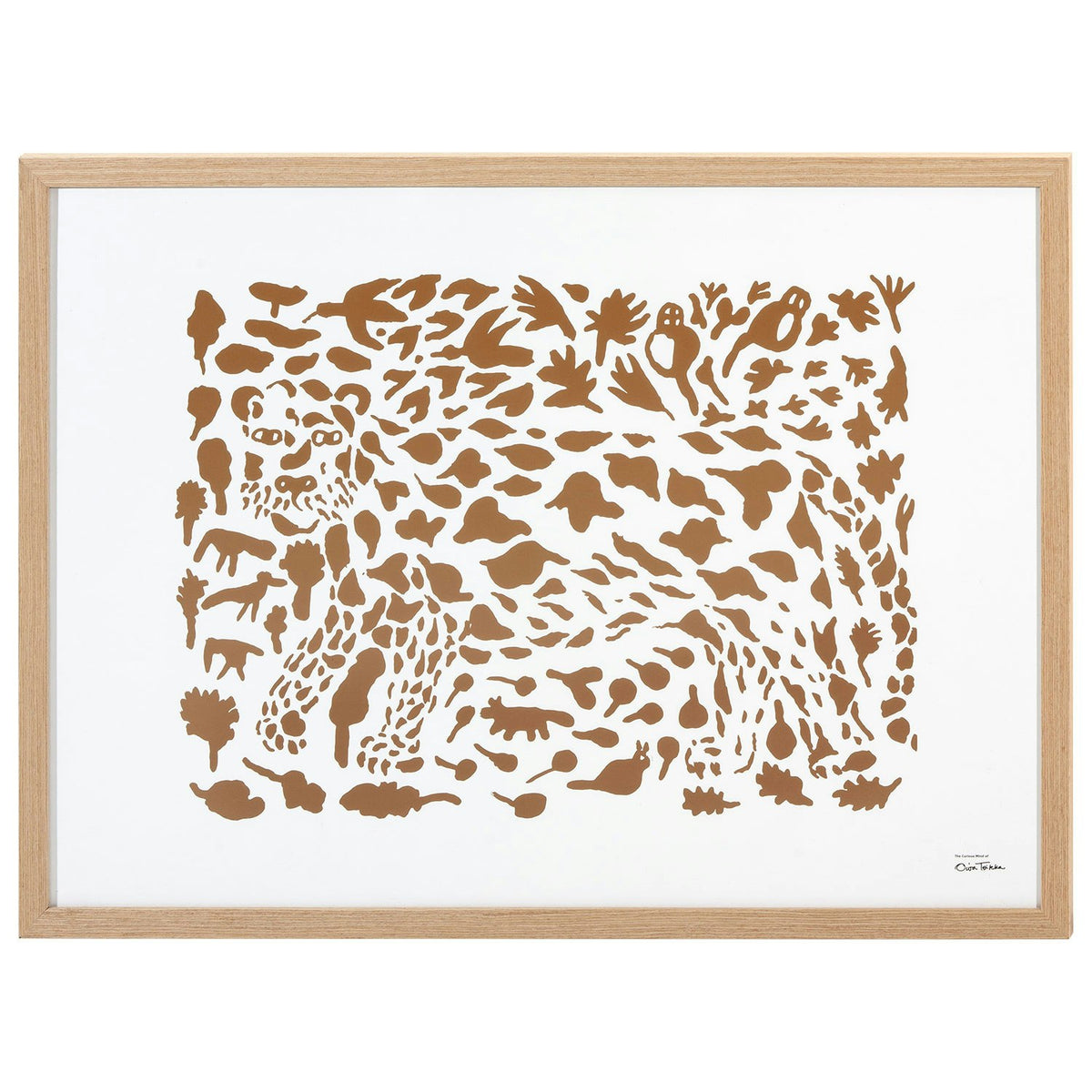 Iittala Oiva Toikka Collection Poster 50x70 Cm, Cheetah
