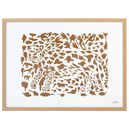 Iittala Oiva Toikka Collection Poster 50x70 Cm, Cheetah