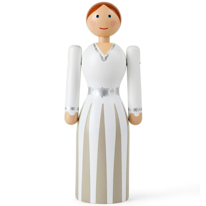Kay Bojesen Bride Holzfigur, Weiß