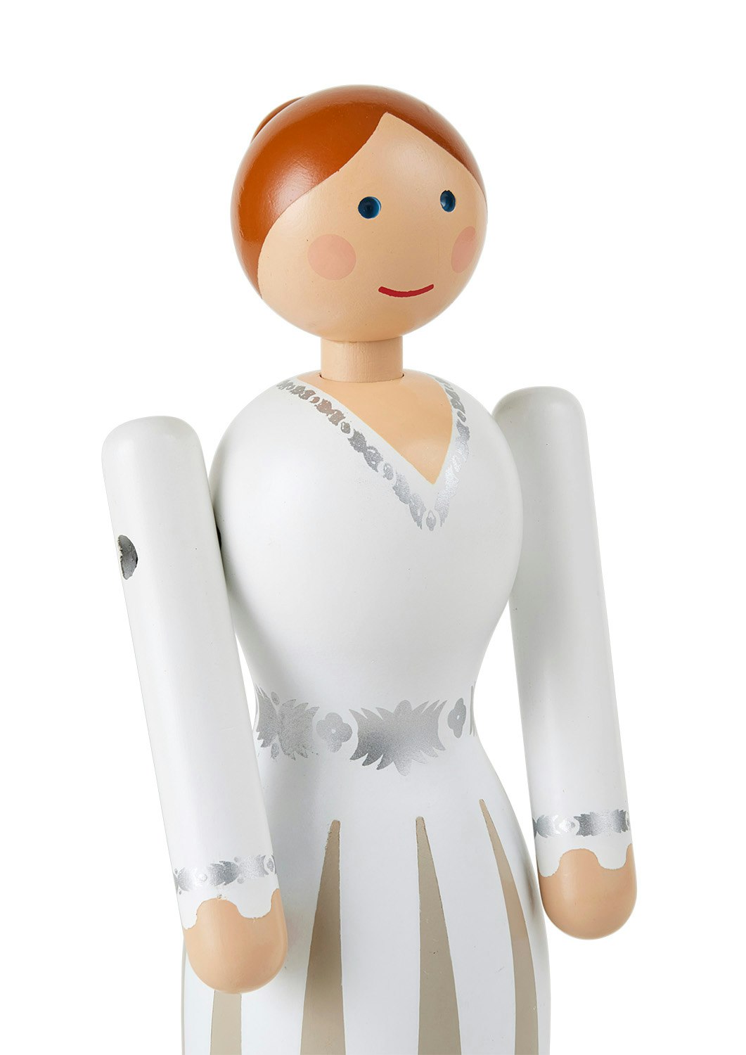 Kay Bojesen Bride Holzfigur, Weiß