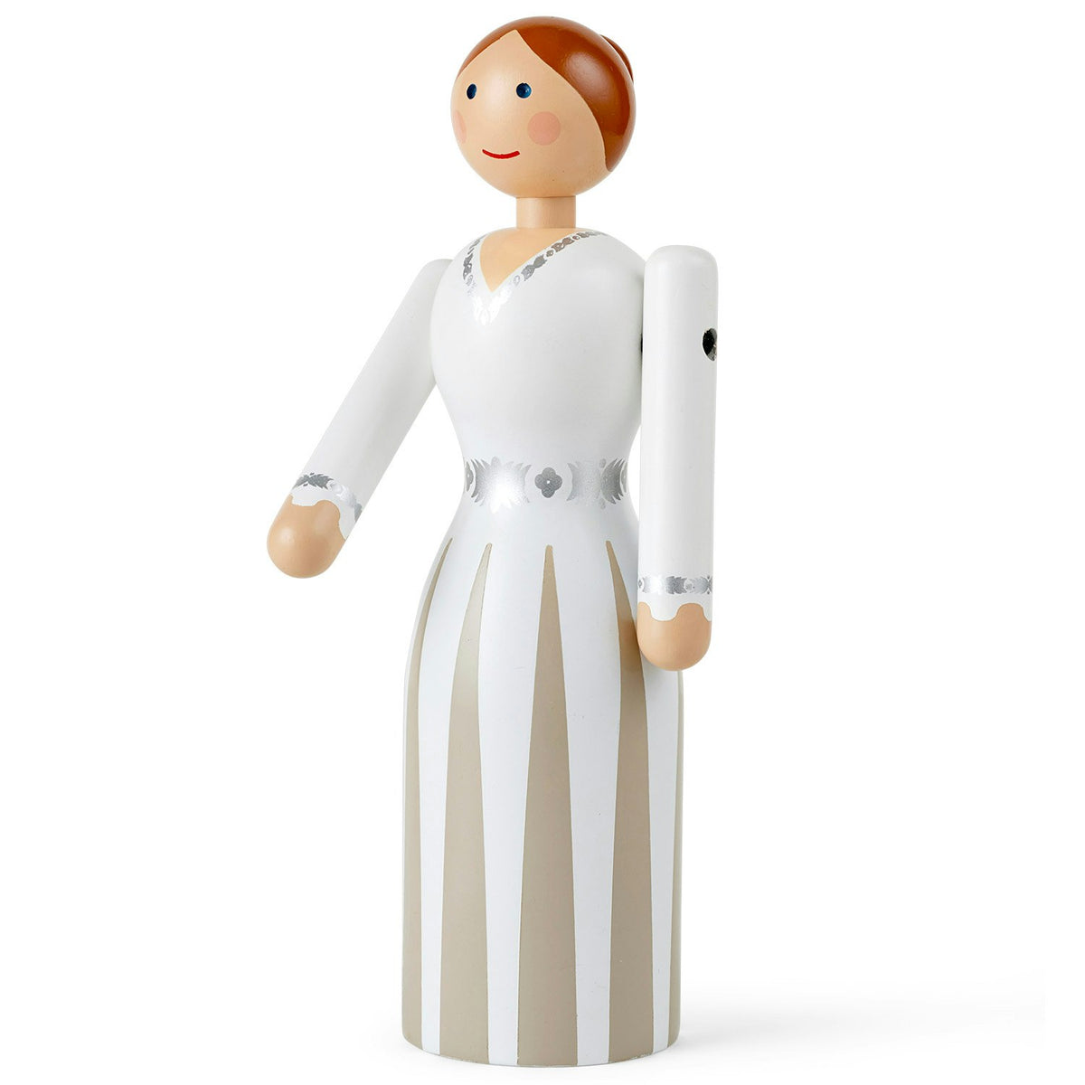 Kay Bojesen Bride Holzfigur, Weiß