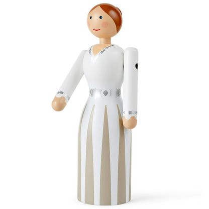 Kay Bojesen Bride Holzfigur, Weiß