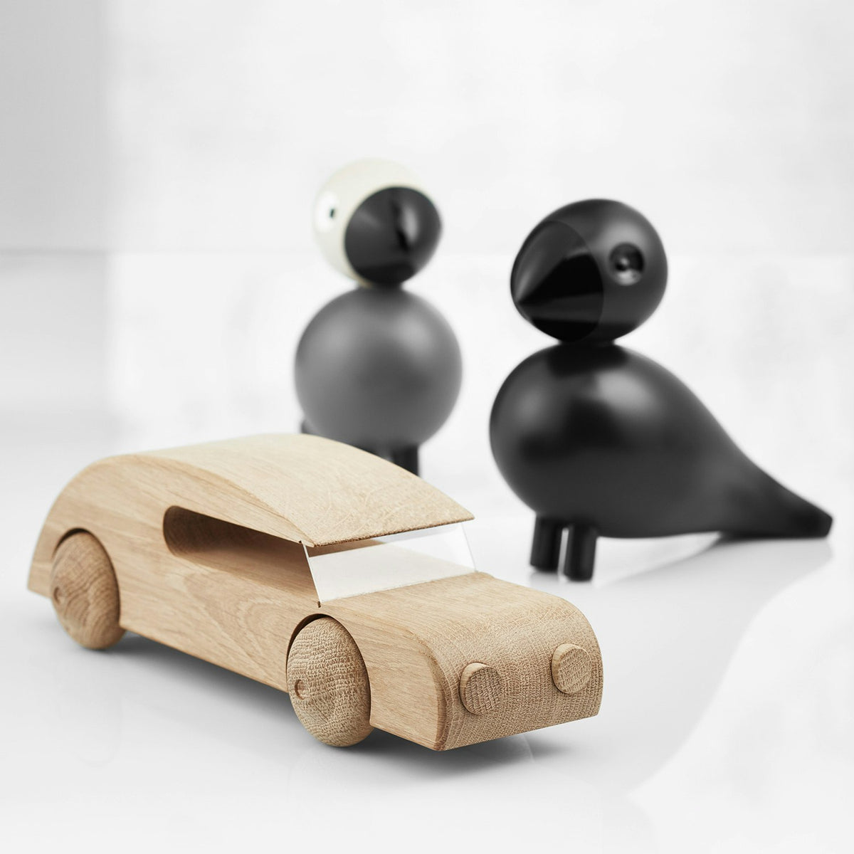  Kay Bojesen Automobil Sedan 27cm, Eiche