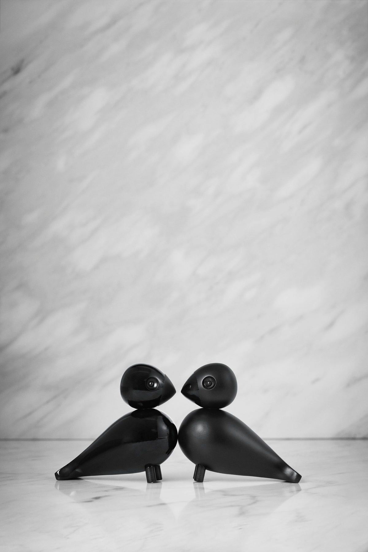 Kay Bojesen Lovebirds 2-Pack, Black