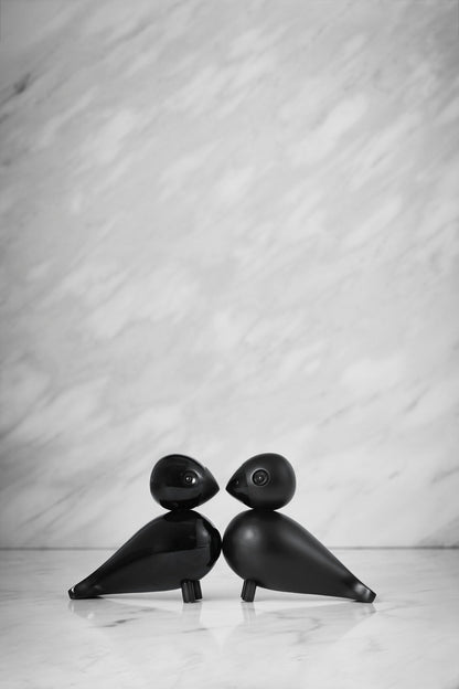 Kay Bojesen Lovebirds 2-Pack, Black