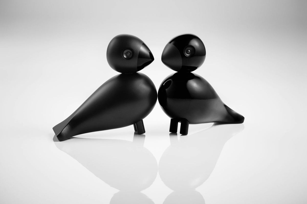 Kay Bojesen Lovebirds 2-Pack, Black