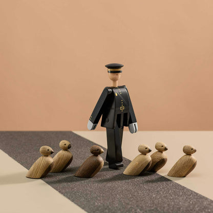 Kay Bojesen Polizist 18,5 Cm, Schwarz