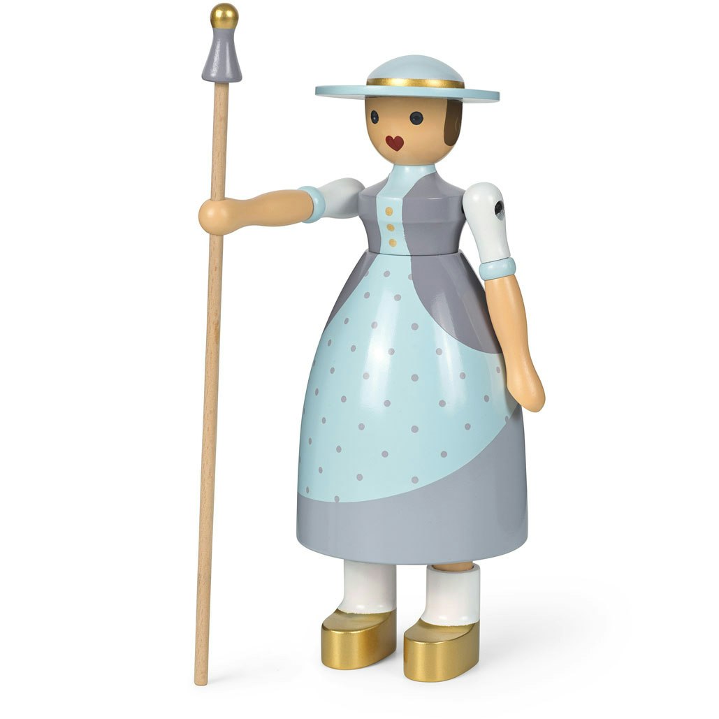 Kay Bojesen Shepherdess Holzfigur, Hellblau
