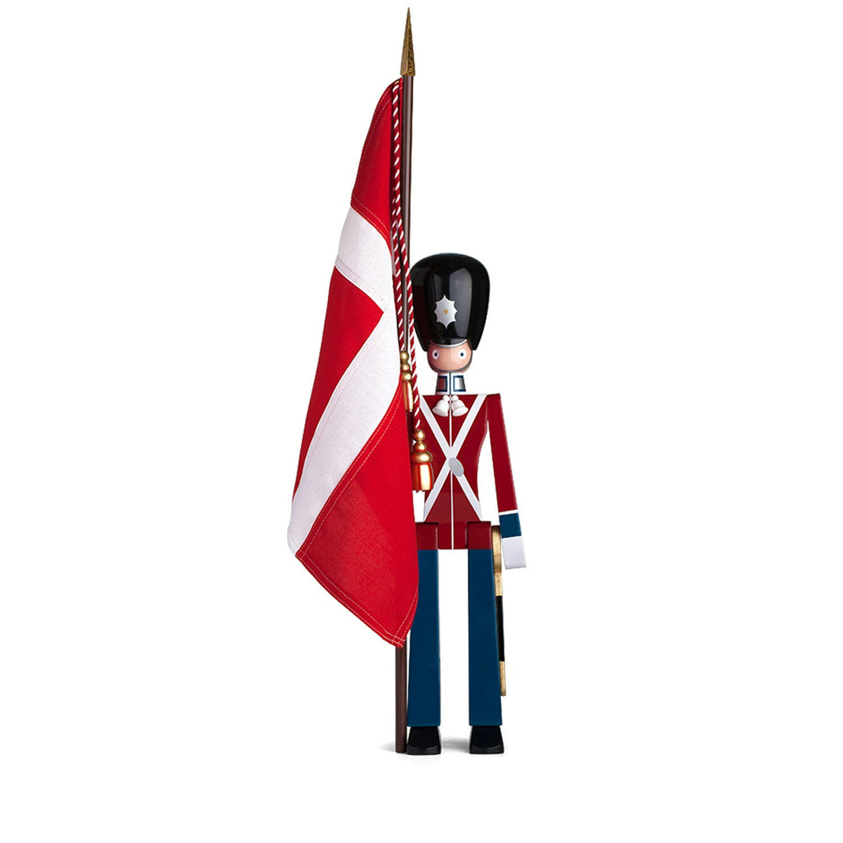 Kay Bojesen Standard-Bearer Medium, Red/Blue/White