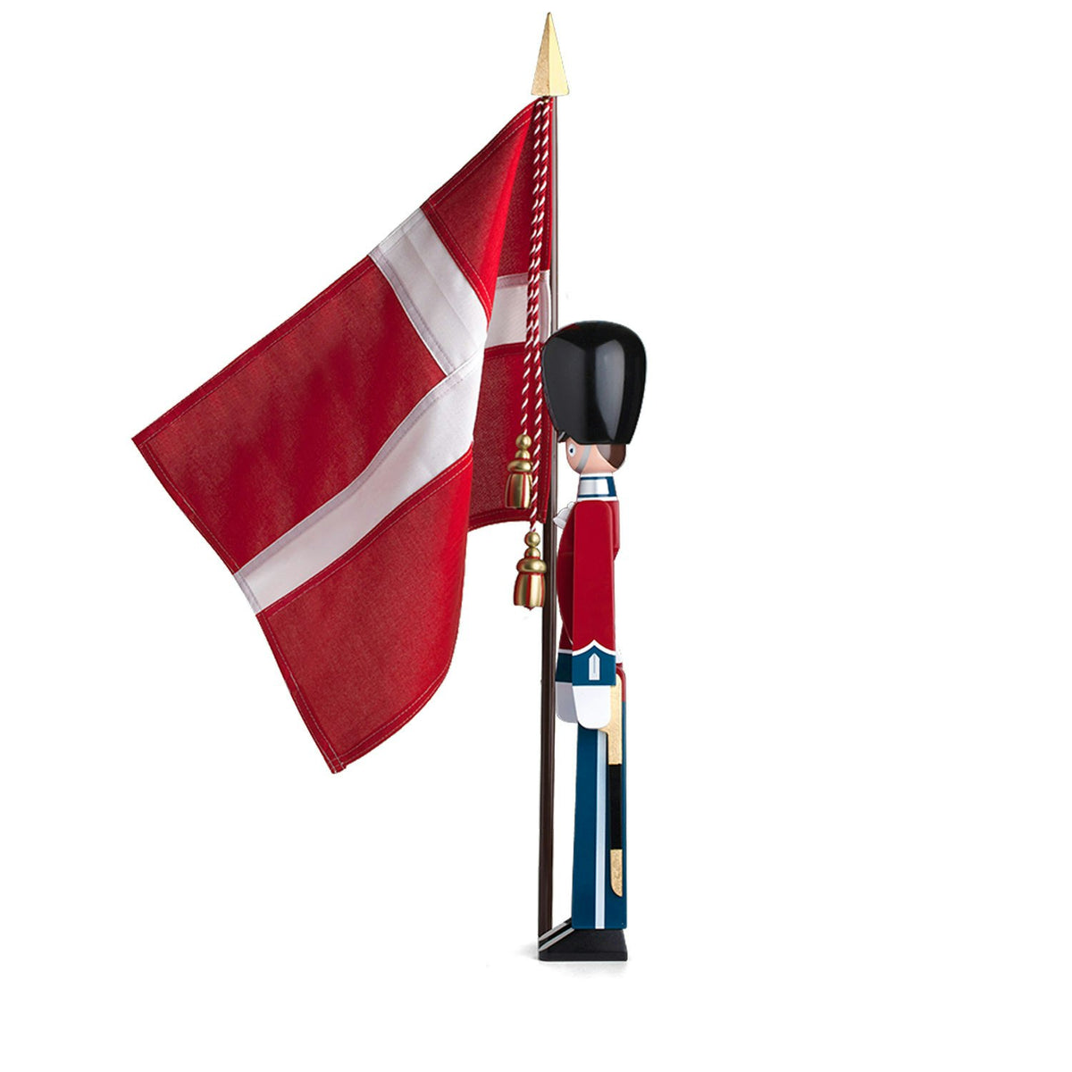 Kay Bojesen Standard-Bearer Medium, Red/Blue/White