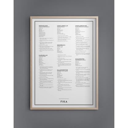  Fika Poster, 30x40 Cm