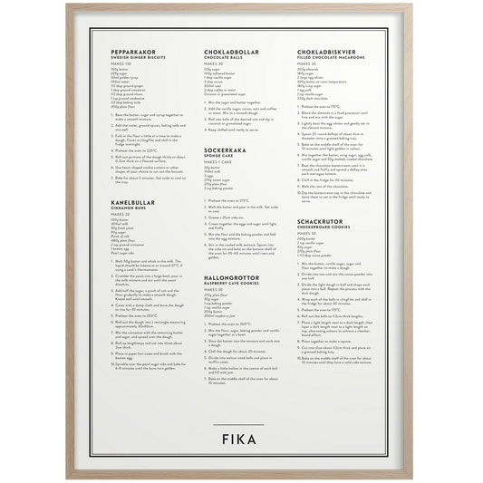  Fika Poster, 30x40 Cm