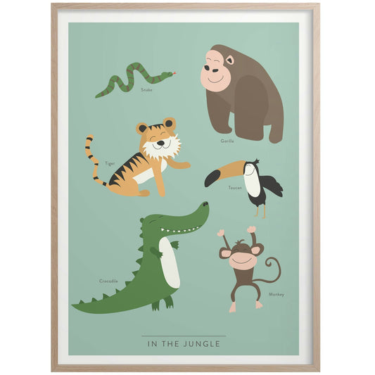 In The Jungle Poster 30x40 Cm