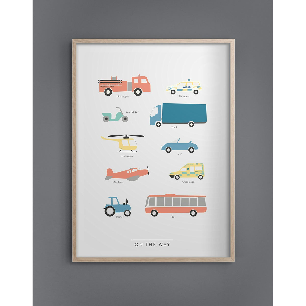  On The Way Poster, 50x70 Cm
