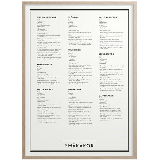  Småkakor Poster 50x70 Cm