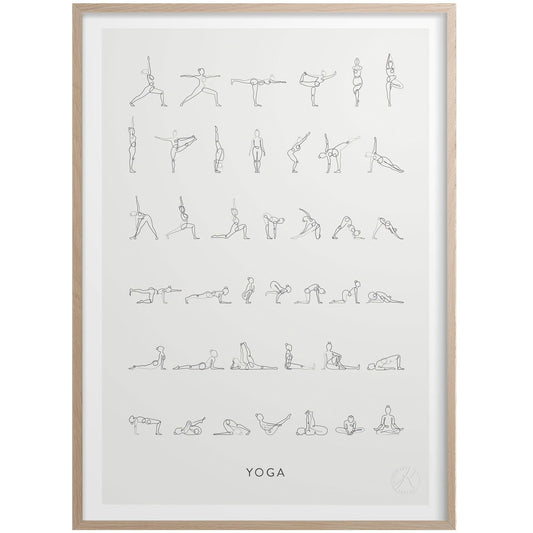  Yoga Poster 30x40 Cm