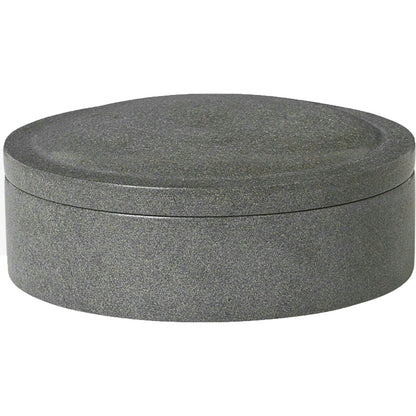  Gallery Objects 06 Dose Ø20 Cm, Black Basalt