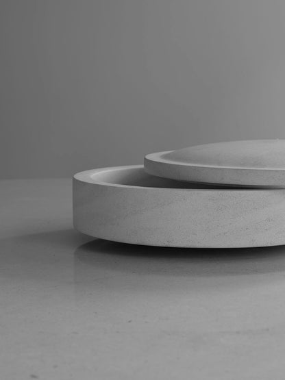  Gallery Objects 06 Dose Ø20 Cm, Lime Stone
