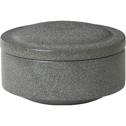  Gallery Objects 07 Dose Ø14 Cm, Black Basalt