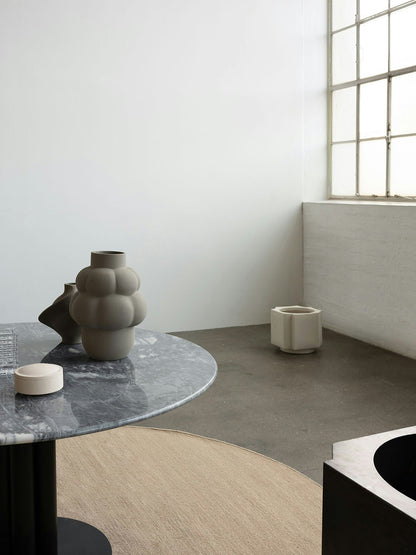  Gallery Objects 07 Dose Ø14 Cm, Lime Stone