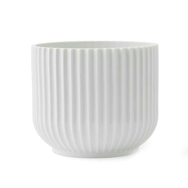 Lyngby Porcelæn Lyngby Blumenvase Medium, Weiss