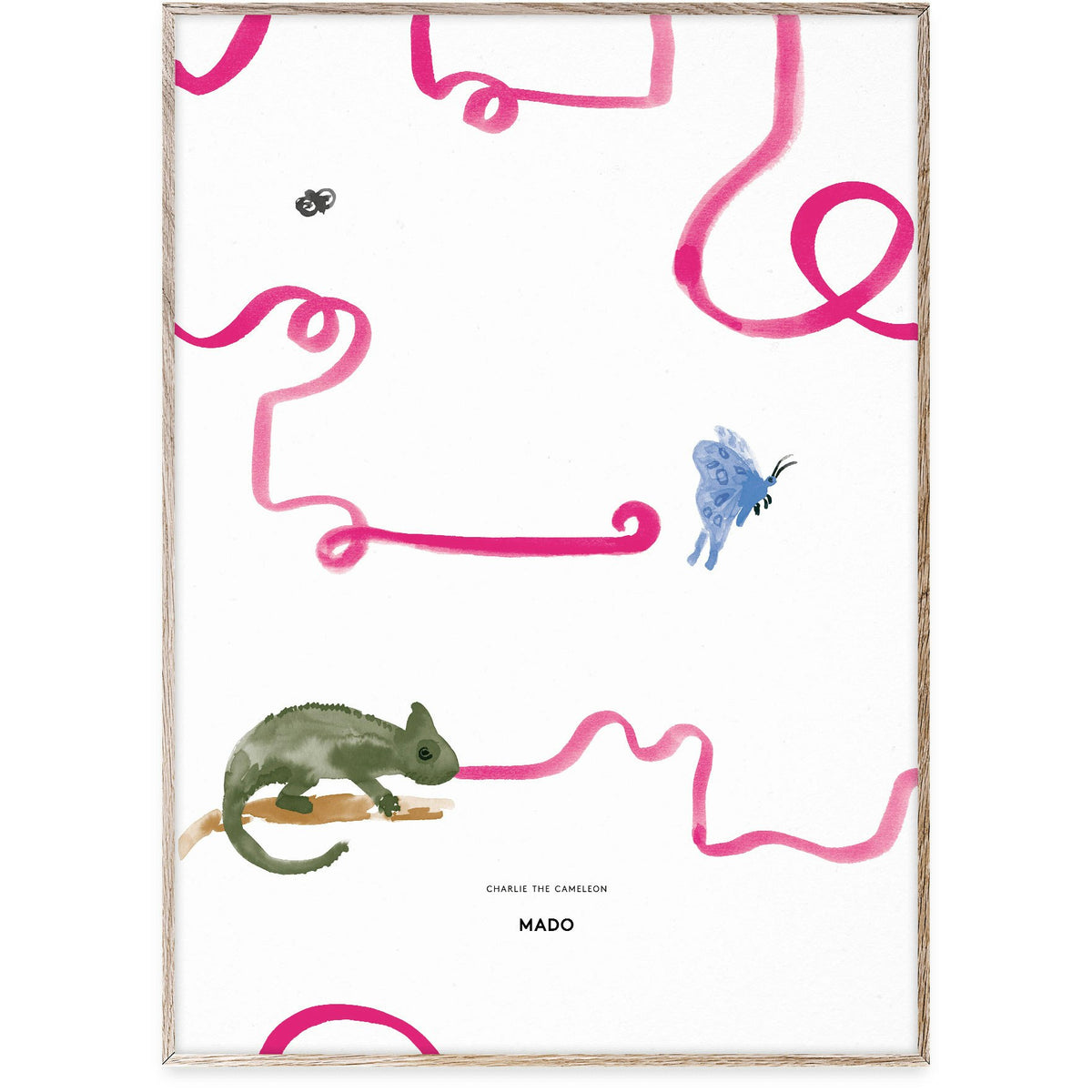  Charlie The Chameleon Poster, 50x70 Cm
