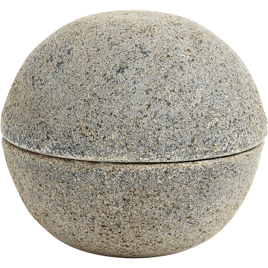 Muubs Stain Bonbonniere Terrakotta 15x13 Cm, Graubraun