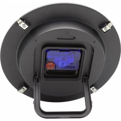 NeXtime Big Stripe Mini Dome Wall Clock, Black