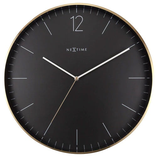 NeXtime Essential Gold XXL Wanduhr 40 Cm