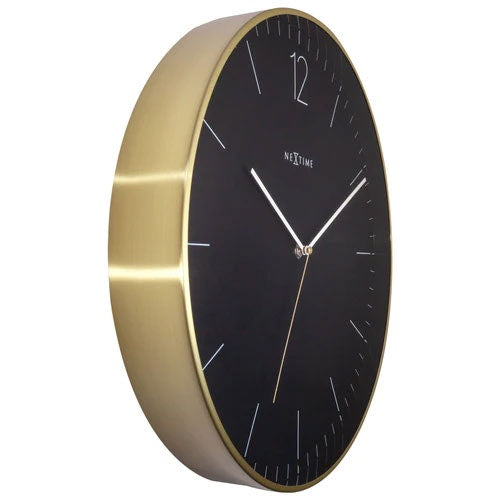 NeXtime Essential Gold XXL Wanduhr 40 Cm