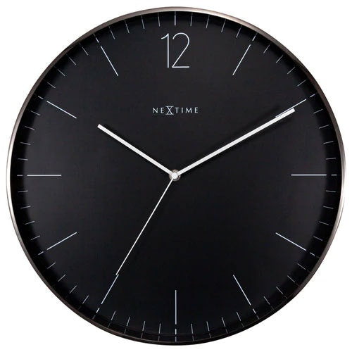 NeXtime Essential Graphite XXL Wanduhr 40 Cm