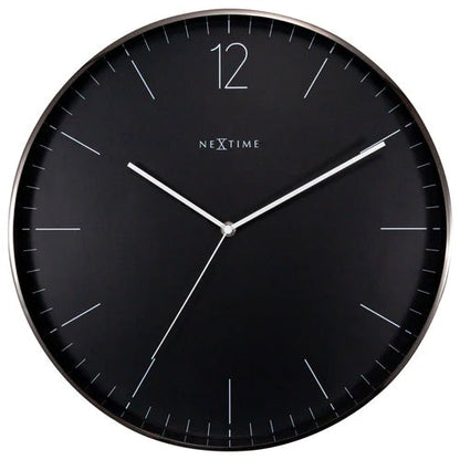 NeXtime Essential Graphite XXL Wanduhr 40 Cm