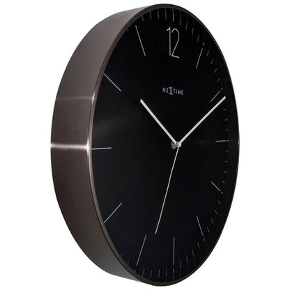 NeXtime Essential Graphite XXL Wanduhr 40 Cm