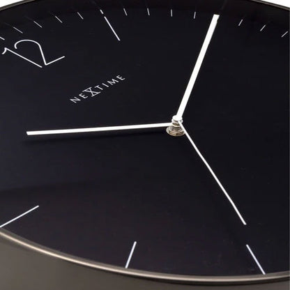 NeXtime Essential Graphite XXL Wanduhr 40 Cm