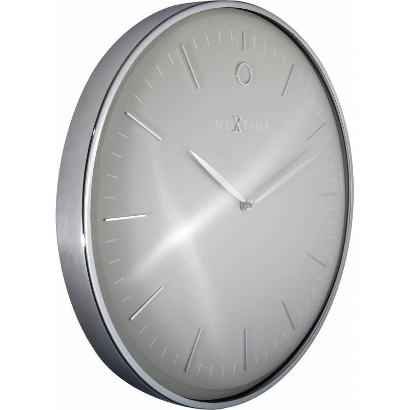 NeXtime Glamour Wall Clock, Grey