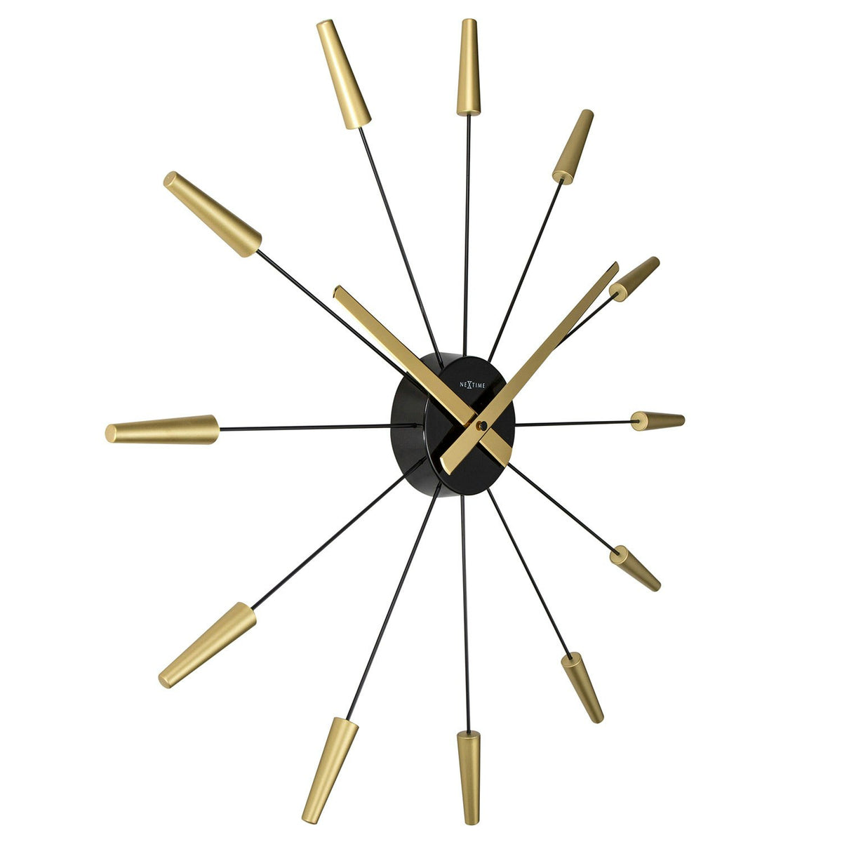 NeXtime Plug Inn Wanduhr Ø59cm, Gold