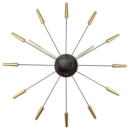 NeXtime Plug Inn Wanduhr Ø59cm, Gold