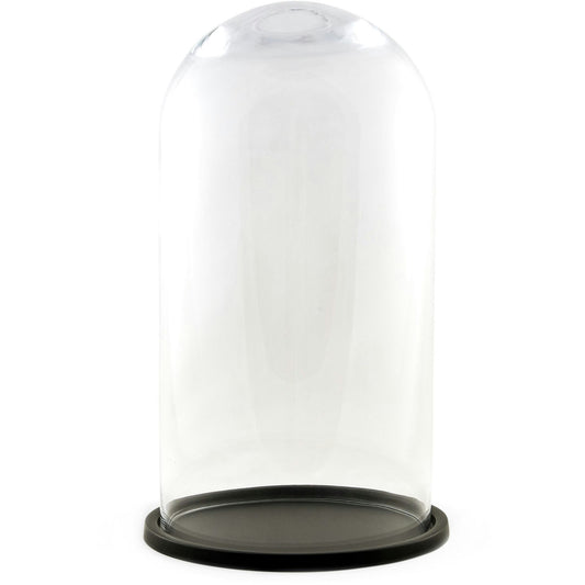  Embellish Kuppel H21 Cm, Schwarz Metall / Glass