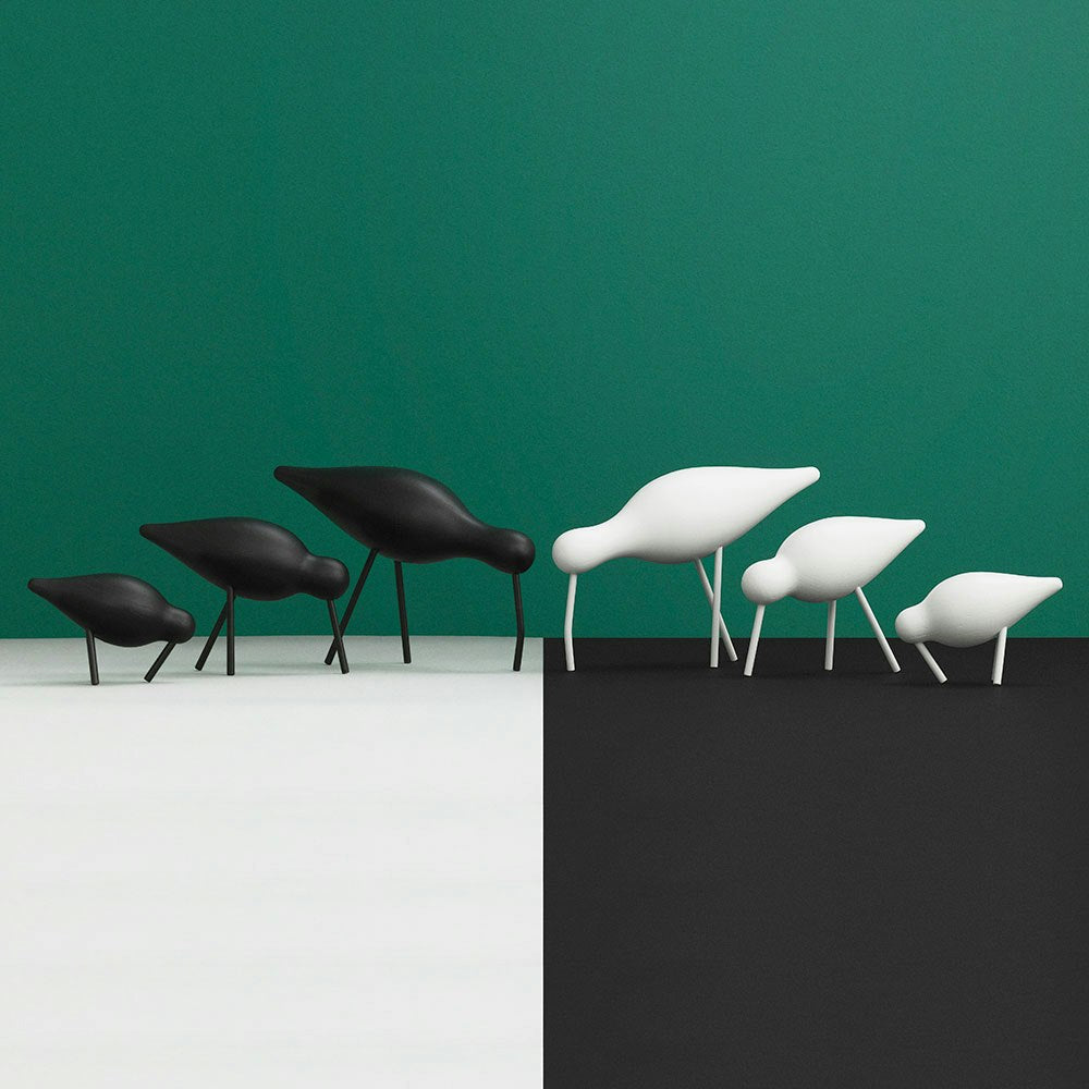 Normann Copenhagen Shorebird Large, Schwarz/Schwarz