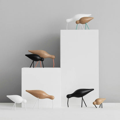 Normann Copenhagen Shorebird Medium, Eiche/Schwarz