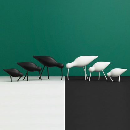 Normann Copenhagen Shorebird Small, Schwarz/Schwarz