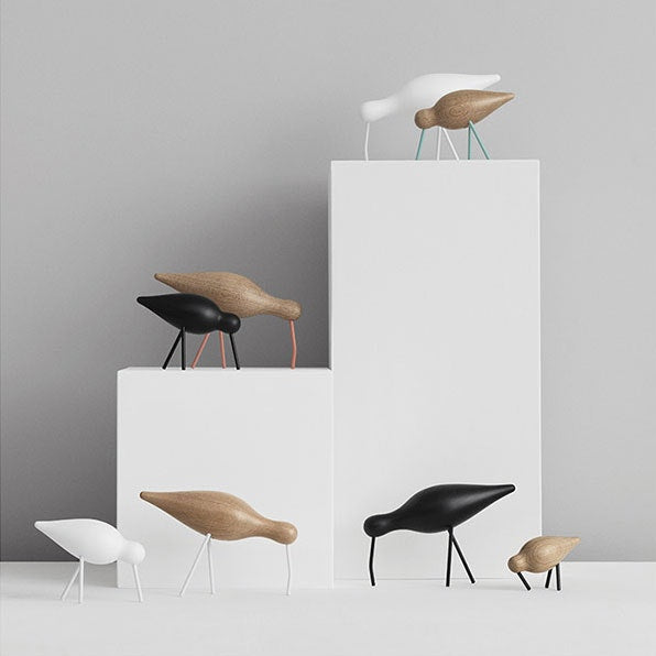 Normann Copenhagen Shorebird Small, Schwarz/Schwarz
