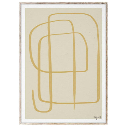  Different Ways II Yellow Poster, 30 X 40 Cm