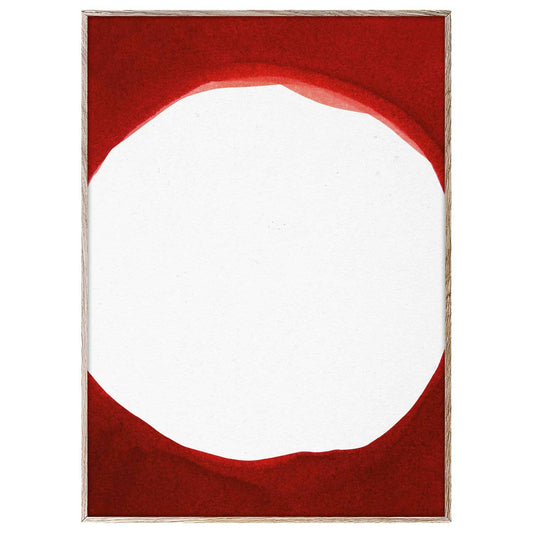  Ensō Red III Poster, 30 X 40 Cm