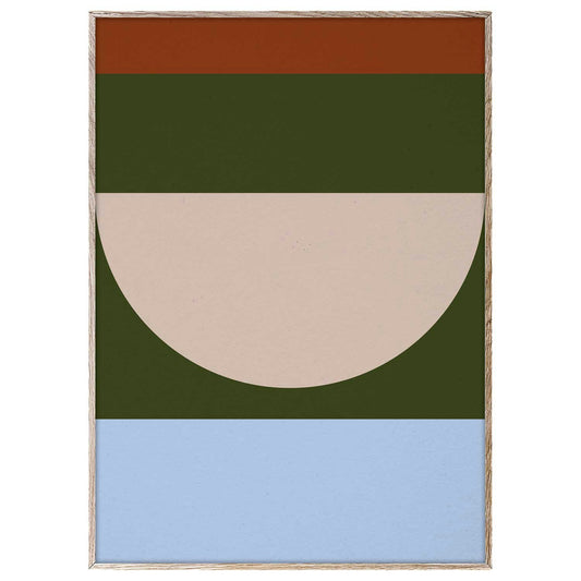  Half Circles IV Multi Poster, 30 X 40 Cm