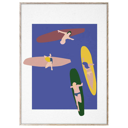  Surfers Poster, 30 X 40 Cm