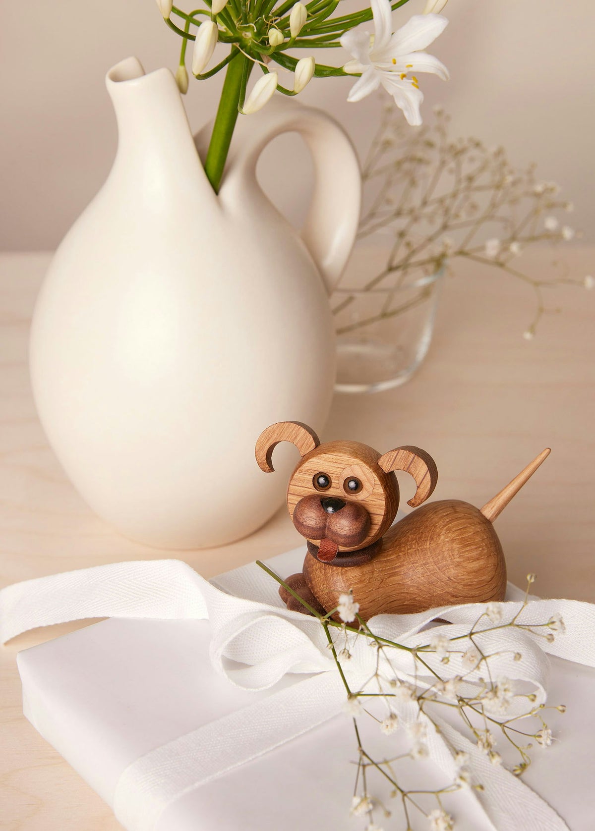 Spring Copenhagen Coco Dog Holzfigur 10 Cm