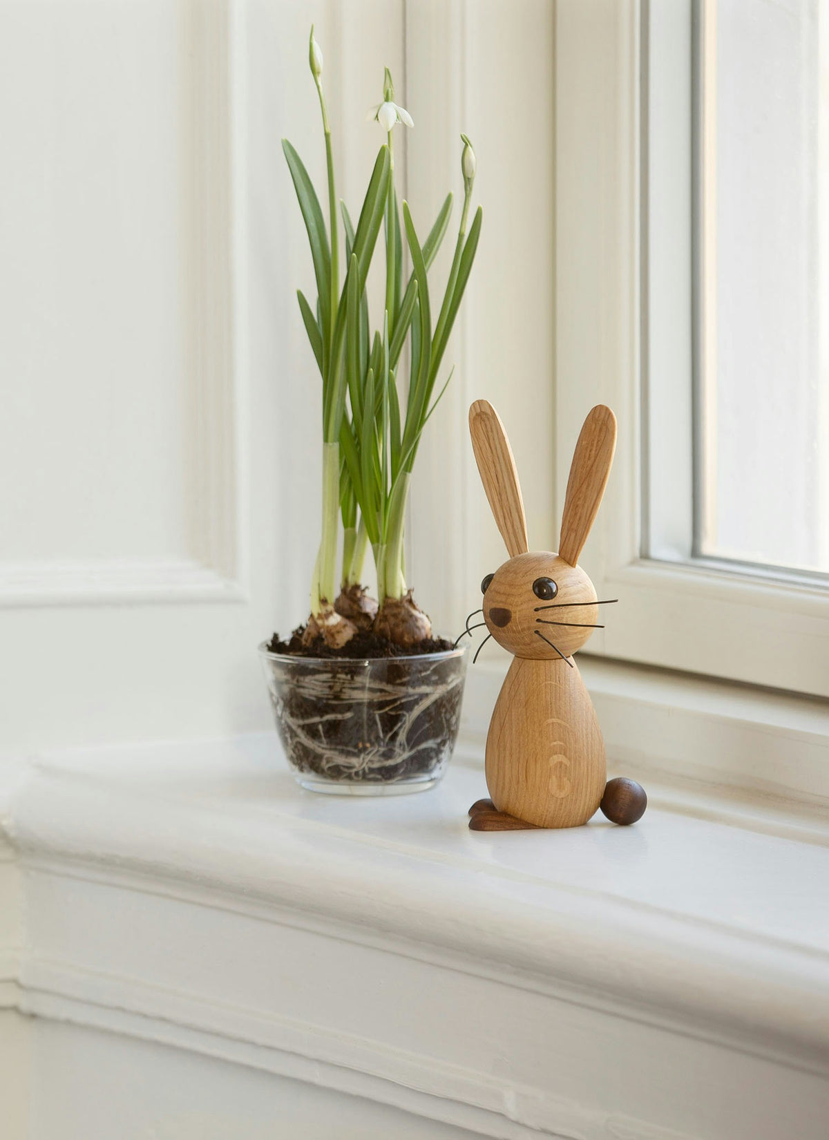 Spring Copenhagen Jumper Hare Holzfigur 17 Cm