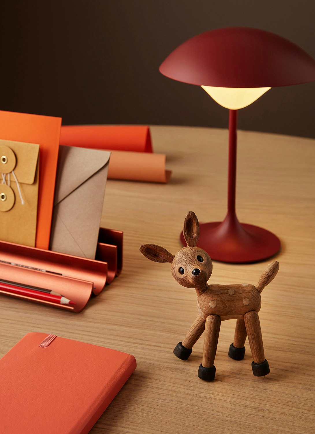 Spring Copenhagen Spot Deer Baby Holzfigur 12,7 Cm